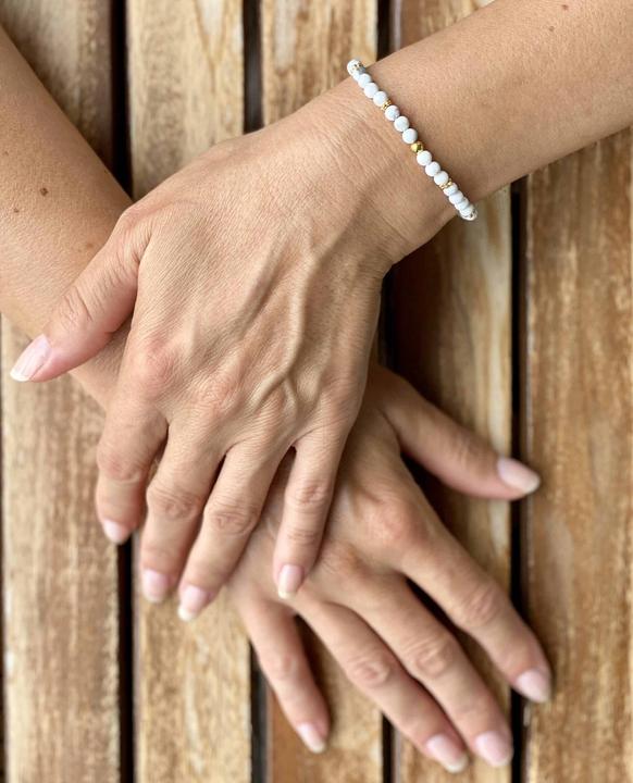 Actual product image Balibay Maelia (18 cm, Sterling silver 925, Gemstone, Magnesite)