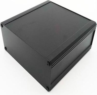 Immagine prodotto Rs Pro Alloggiamento del dissipatore di calore in alluminio, nero, dimensioni esterne 200 x 200 x 175 mm (Case)