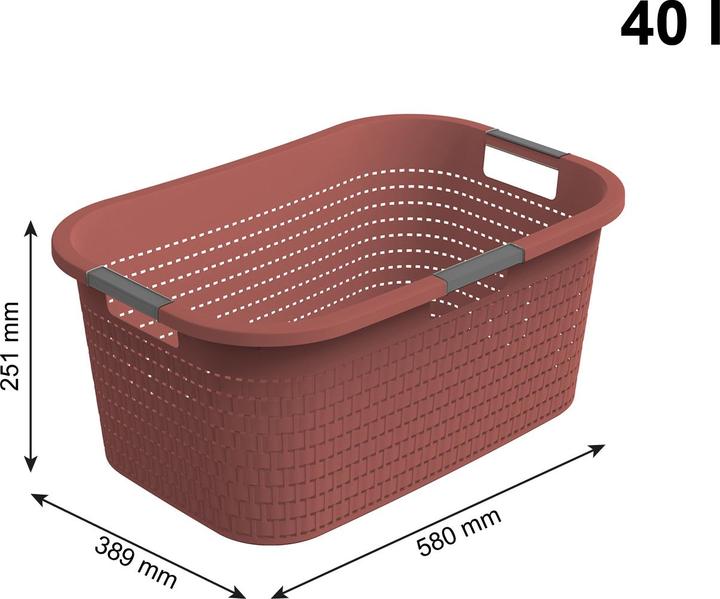 Produktbild Rotho Set Country Wäschekorb (40 l)
