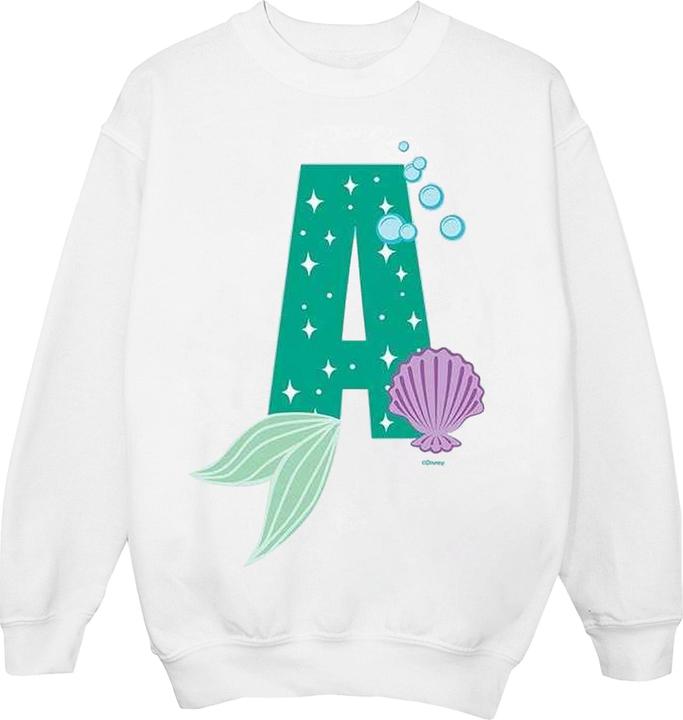 Actual product image Disney Mens Alphabet A Is For Ariel Sweatshirt (M)