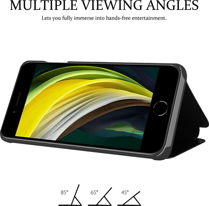 Actual product image Cadorabo Book Smart View Mirror Cover (Apple iPhone 7, Apple iPhone SE (2nd Gen))