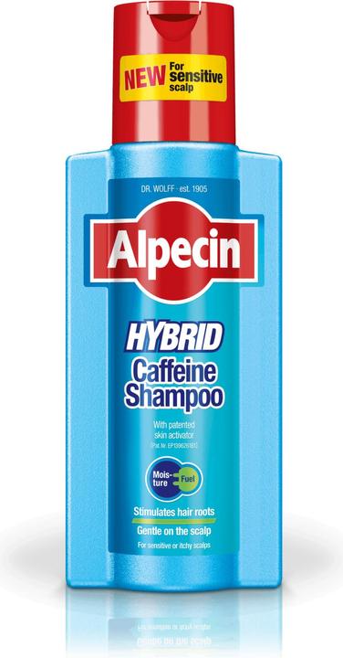 Actual product image Alpecin Hybrid Sensitive Caffeine Shampoo (250 ml, Liquid shampoo)