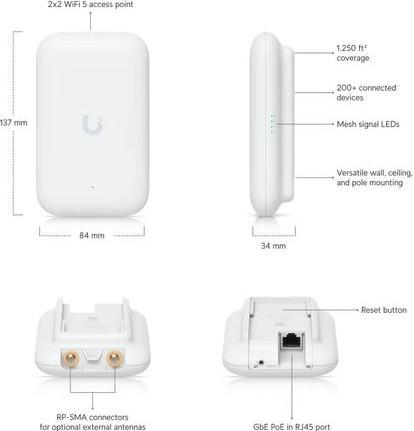 Image du produit Ubiquiti Point d'accès UK-Ultra Swiss Army Knife Ultra (867 Mbit/s)