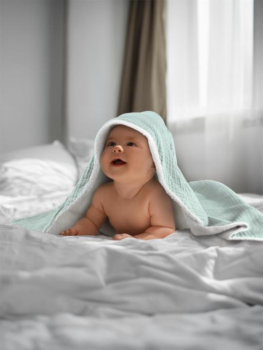Image du produit Aspero 2x Baby Musselin Wickeltücher aus Bio-Baumwolle