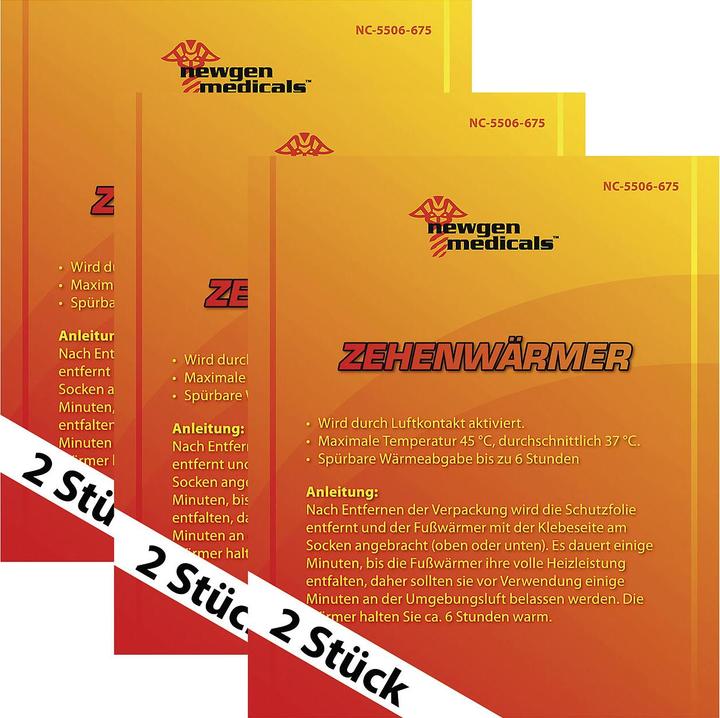 Newgen medicals Zehenwärmer, 3 Paar