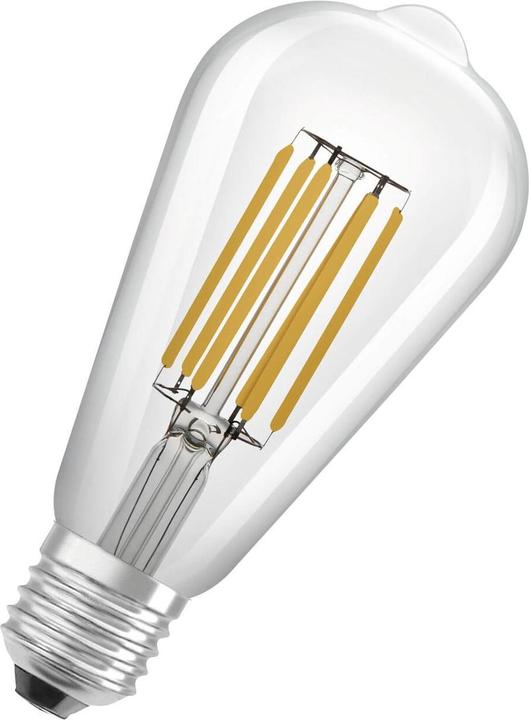 Produktbild Ledvance LED edison filament 840lm 4W/830 (60W) E27 energiklasse A (E27, 4 W, 840 lm, 1 x, A)