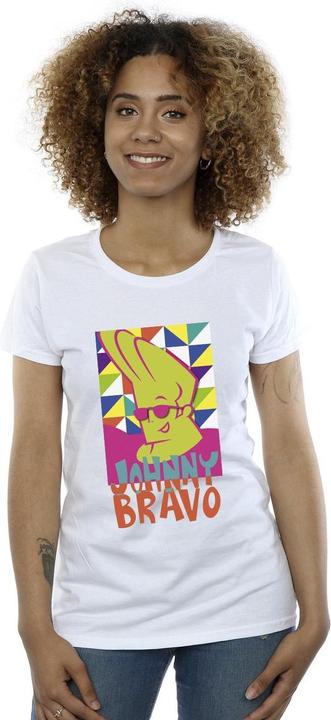 Image du produit Johnny Bravo - T-shirt MULTI TRIANGLES POP ART - Femme (XL)