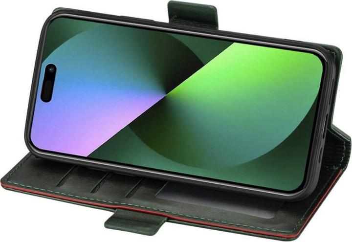 Actual product image N.Bekus iPhone 15 Pro - Flip Case Cover green (Apple iPhone 15 Pro)