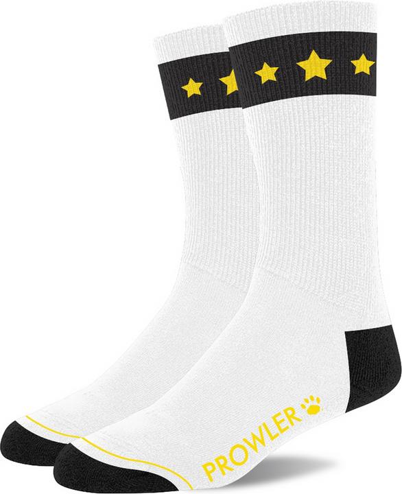 Prowler Gold Star Socks - White/Black/Gold (Eén maat voor iedereen)