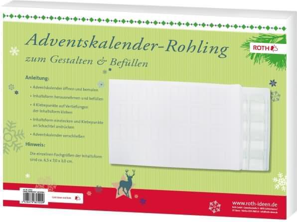 Produktbild Roth Adventskalender Rohling zum Selbstgestalten und Selbstbefüllen