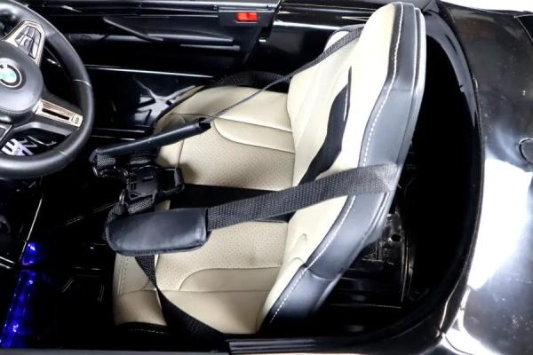Produktbild Es-toys Elektro Kinderfahrzeug “BMW M5” – lizenziert – 24V Akku,MP3, Ledersitz + EVA - Schwarz (24 V)