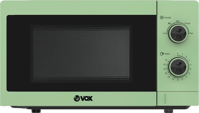 Actual product image Vox microvawe oven M32G (20 L, power: 700 W, green) (20 l)