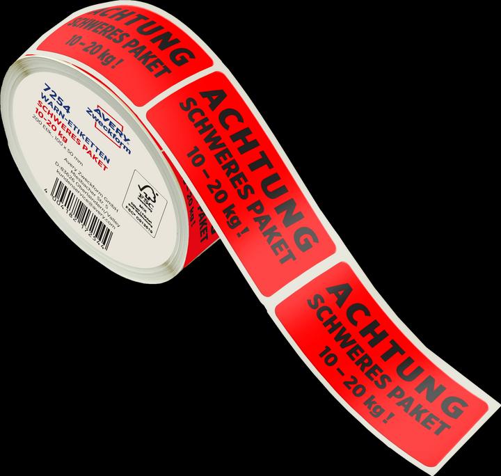 Actual product image Avery Warn-Etiketten