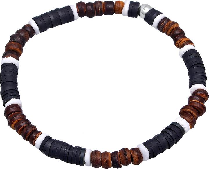 Produktbild Kuzzoi Heishi Beads, Kokosnuss (19 cm, 925er Sterling Silber, Muschel, Plastik)