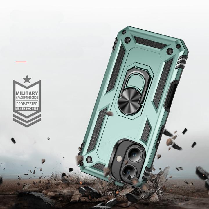 Produktbild Cover-Discount iPhone 16 - Robustes Back Cover mit Kickstand (Apple iPhone 16)