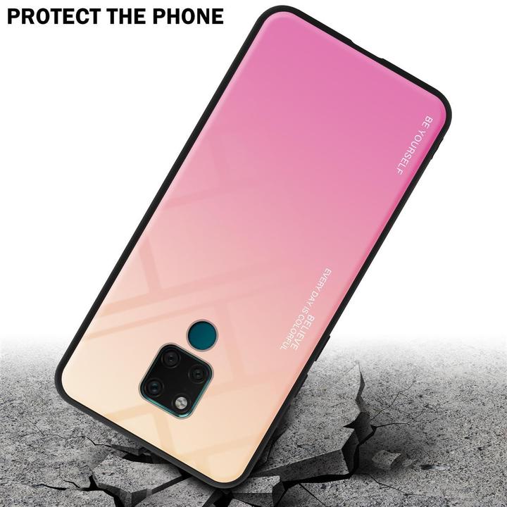 Produktbild Cadorabo TPU 2 Farben Glas Cover (Huawei Mate 20)