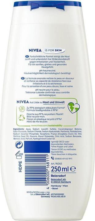 Produktbild NIVEA Pflegedusche Derma Control Defend Flasche 250 ml (250 ml)