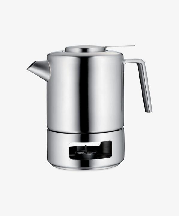 Productafbeelding WMF Theeset Theepot met Verwarmer en Zeefje 3st Roestvrijstalen Pot 1,2l Cult (1.20 l)