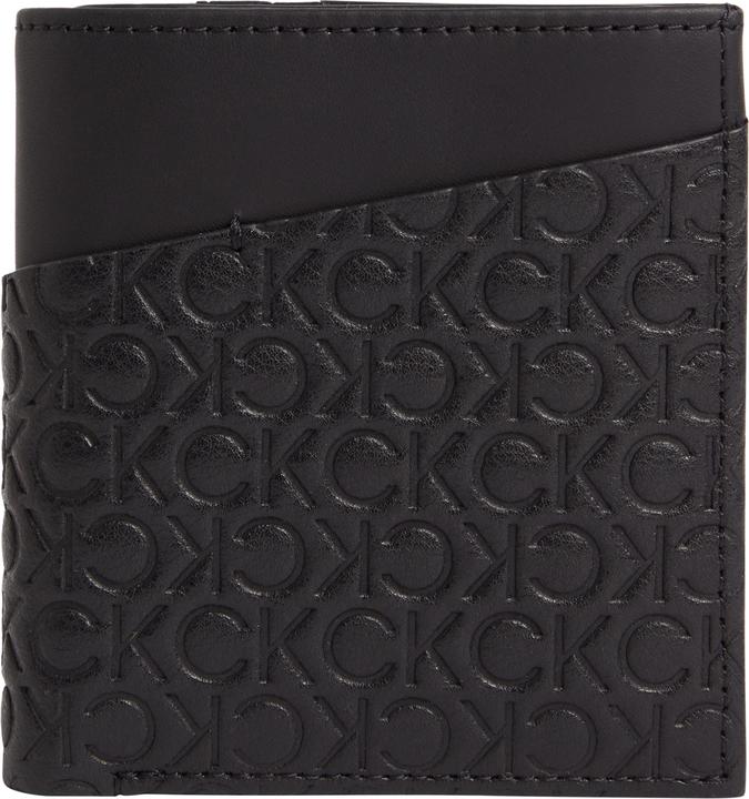 Produktbild Calvin Klein CK Must Mono Trifold 6CC W/Coin Black Tonal Mono