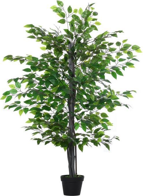 Image du produit Swisshandel24 Arbre Banyan artificiel Décoration Bois massif Arbre artificiel Simulation d'intérieur Décoration (145 cm)