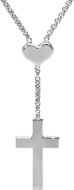 Immagine prodotto Amen Collana con cuore e croce (Argento 925, 44 cm)