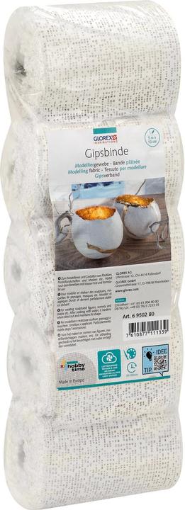 Actual product image hobbytime Plaster bandages 5x5m/10cm modelling fabric