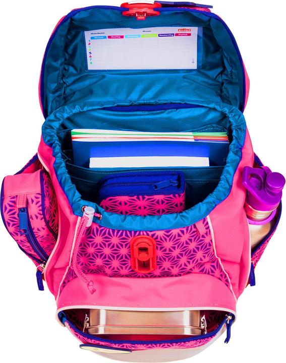 Actual product image Scout Alpha Neon Safety 4-piece school bag set (25 l)