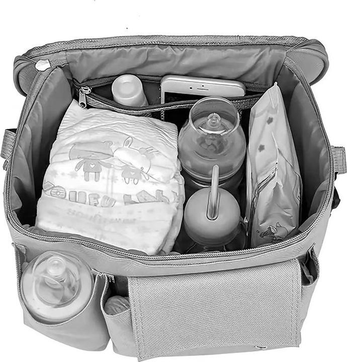 Produktbild ASMI Kinderwagen Organizer, Kinderwagentasche Schwarz