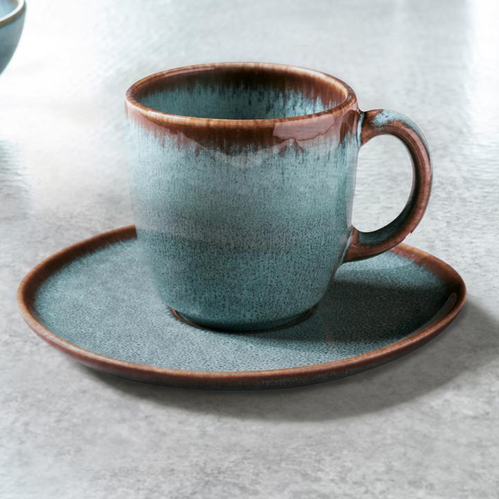 Actual product image Like. by Villeroy & Boch Lave coffee cup with saucer (190 ml, 2 x)