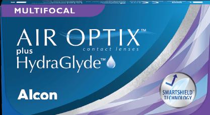 Image du produit Air Optix HydraGlyde MF 6 (6 pièce(s), Lentille mensuelle, Multifocal)