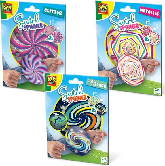 Actual product image Ses Figdet swirl spinner display ass