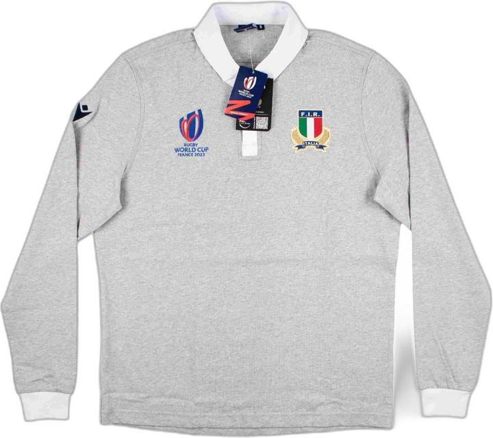 Macron Trikot Italien Rugby FIR Merch RWC (S)