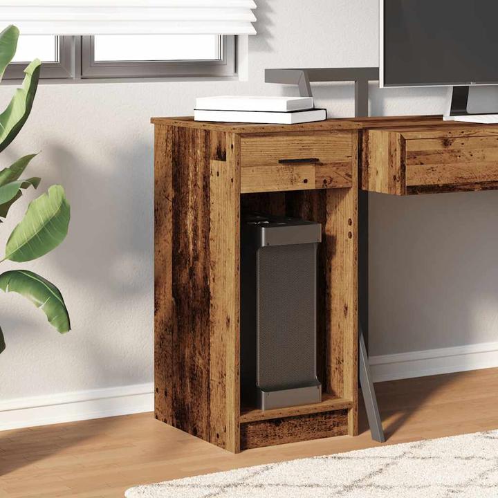 Produktbild VidaXL Computerschrank mit Schublade Altholz-Optik 35x45x77 cm PC-Schrank (35 x 45 x 77 cm)