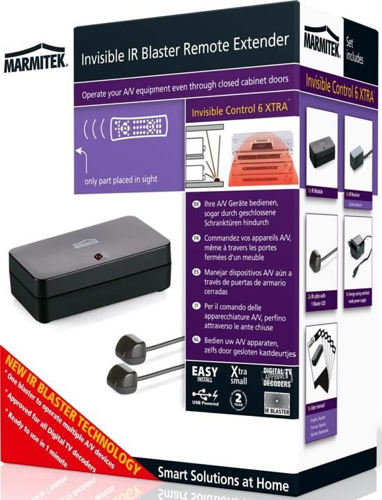 Produktbild Marmitek Invisible Control 6 Xtra (Fernbedienung)
