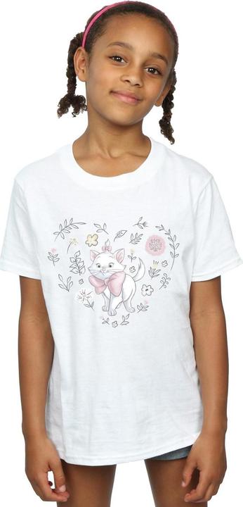 Immagine prodotto Disney The Aristocats Marie Heart Maglietta Ragazze (128)