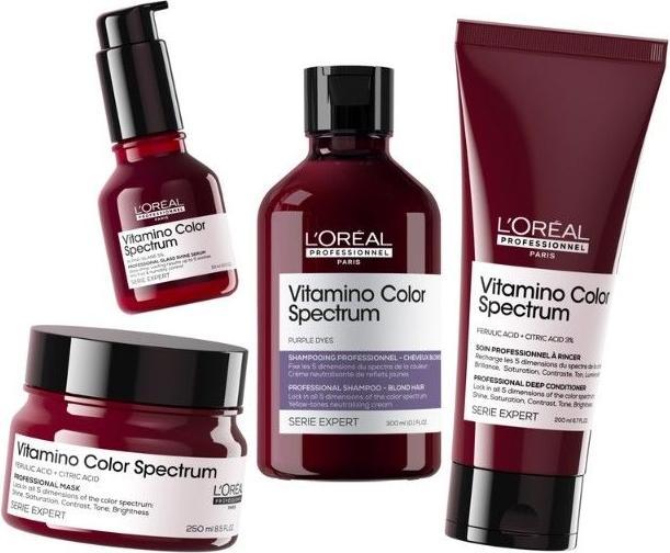 Produktbild L'Oréal Professionnel Vitamino Color Spectrum Purple Dyes Neutralizing (300 ml, Flüssiges Shampoo)