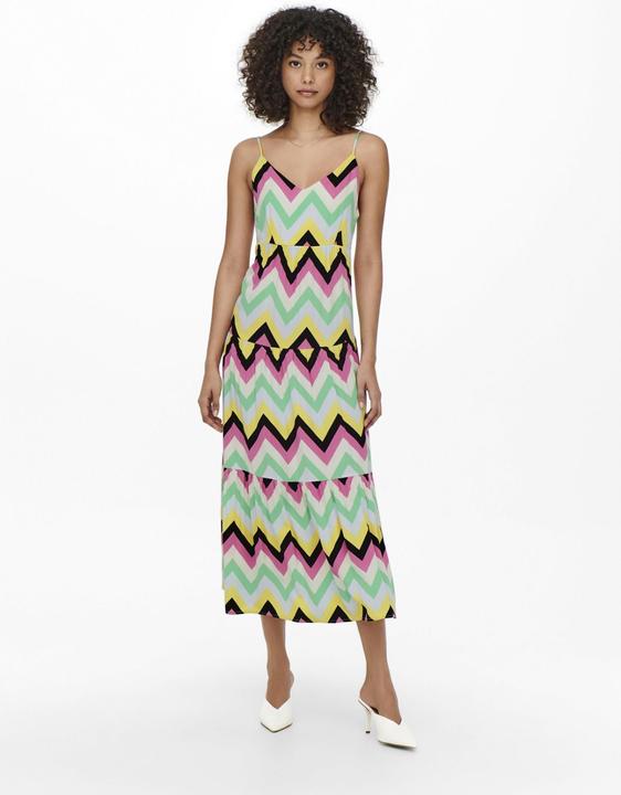 Actual product image Only Patterned strap maxi dress (XS)