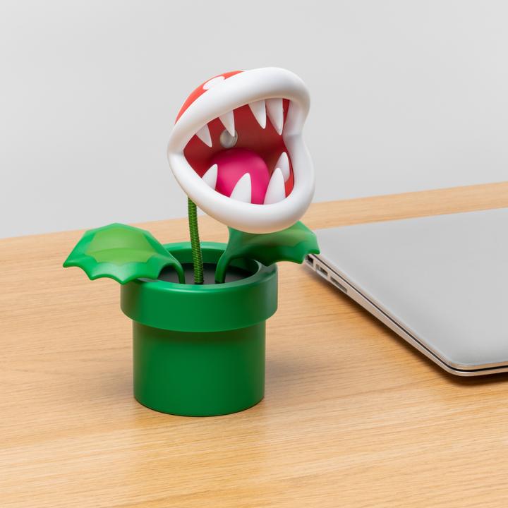 Actual product image Paladone Products Mini Piranha Plant Posable Lamp