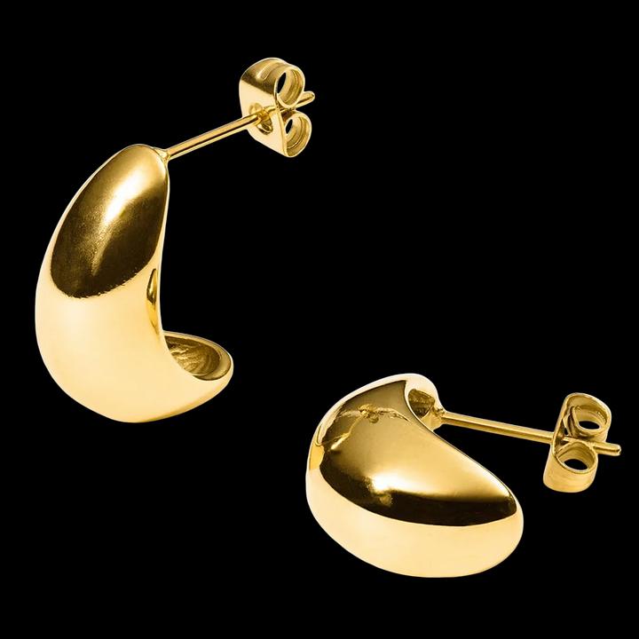 Purelei Big Drop Ohrringe gold (Edelstahl 18K vergoldet)