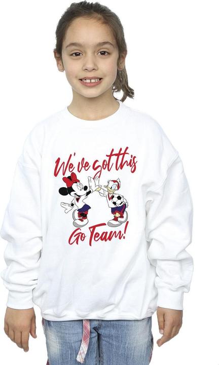 Actual product image Disney Girls Minnie Daisy We've Got This Sweatshirt (140, 146)