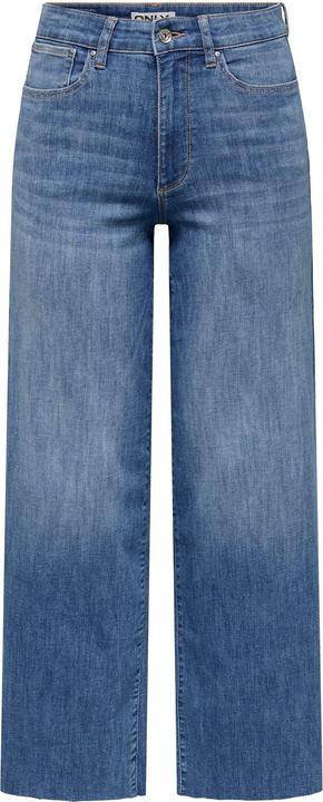 Only ONLANN-MADISON Hohe Taille Verkürzt Jeans Jeans mit weitem Bein (32)
