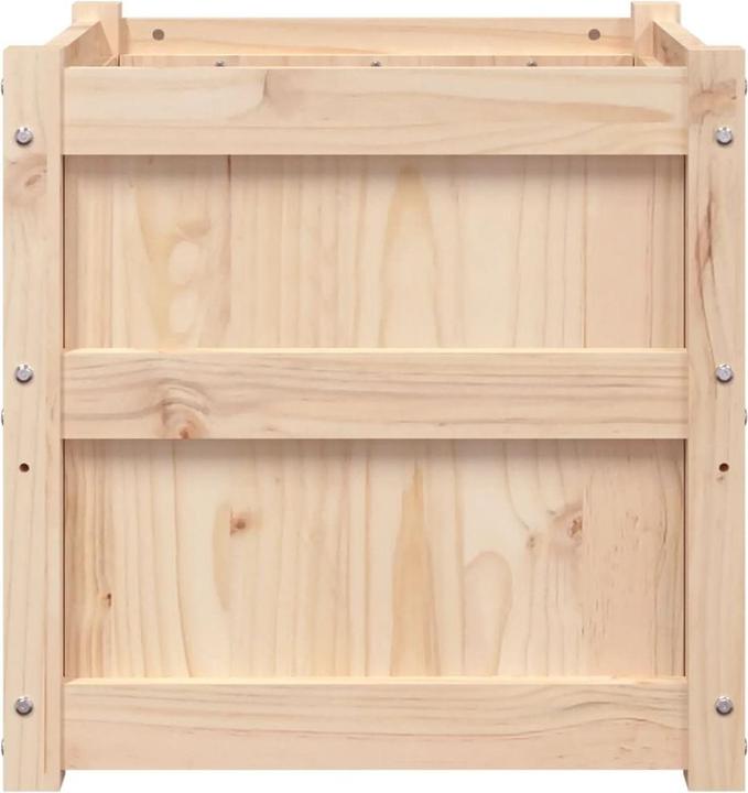 Immagine prodotto VidaXL Fioriera 50x50x50 cm in legno di pino massiccio, materiale