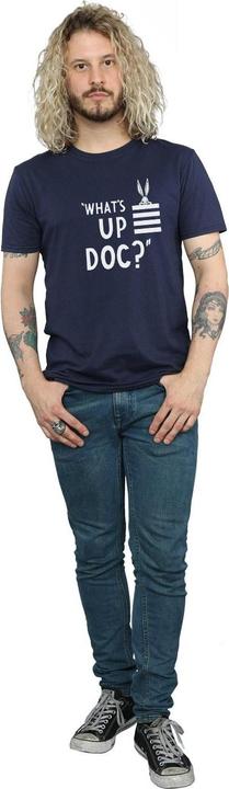 Image du produit Looney Tunes Mens What's Up Doc Bugs Bunny - T-shirt en coton rayé (S)