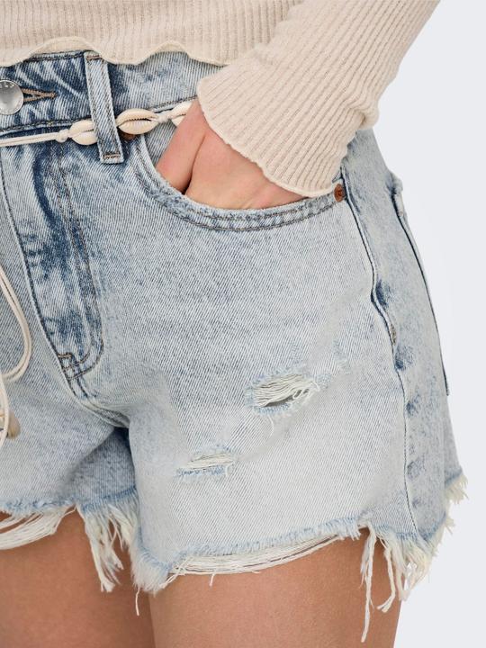 Produktbild Only ONLZUMA Hohe Taille Normal geschnitten Jeans-Shorts Jeans-Shorts (L)
