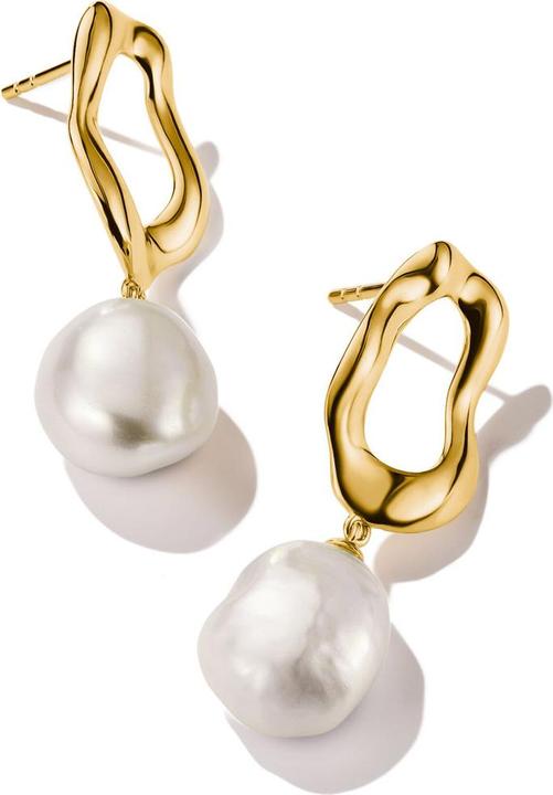 Produktbild Thomas Sabo Ohrringe mit Perle Natural Beauty vergoldet (Silber 925)