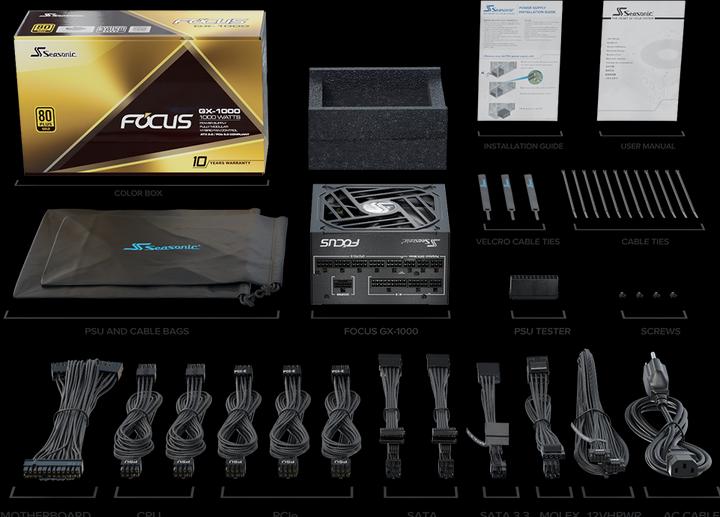 Image du produit Seasonic Focus GX (1000 W)