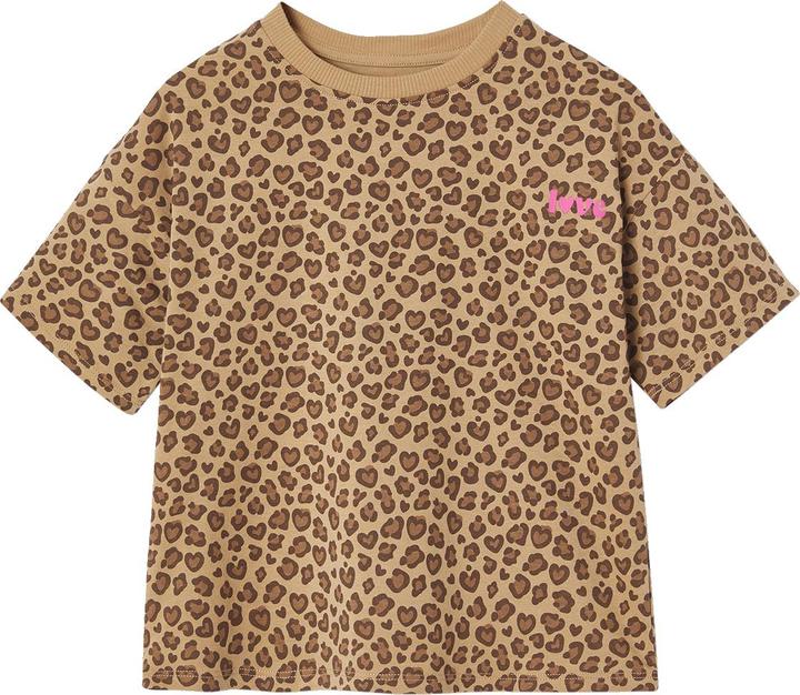 Immagine prodotto Vertbaudet Bedrucktes Mädchen T-Shirt, leichte Oversized-Form (128)