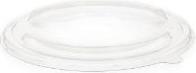 Produktbild MultiLine Plastlåg Verive rundt PET Ø150mm klart til brun kraft salatskål,50 stk/ps - (50 stk.)