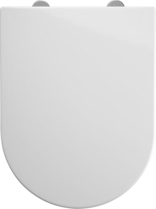 Image du produit Allibert wc-bril RAINBOW - D-vorm - thermodure - soft close - inox scharnieren - afklikbaar - wit