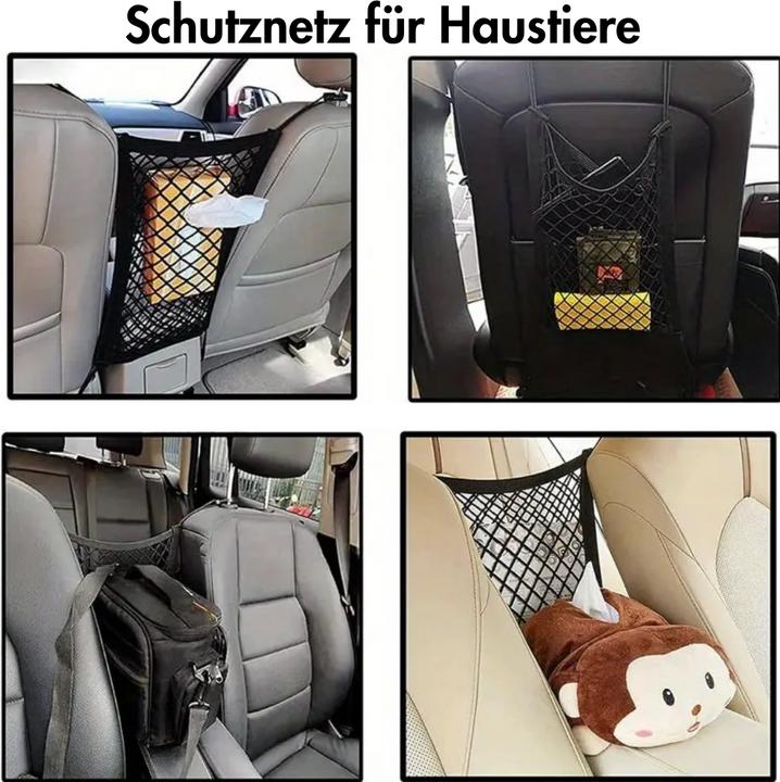 Image du produit Suba Barrière en filet pour voiture pour chien (Chien, Fermeture de sécurité)